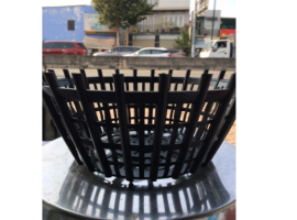 Combo 10 chậu giả gỗ nan phụ 23 cm