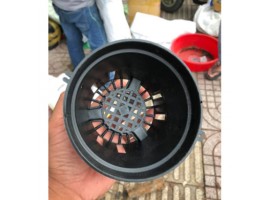 Combo 100 chậu nhựa 12cm trồng lan
