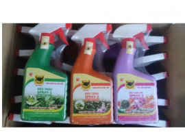 Combo 3 loại PHÂN BÓN LÁ CAO CẤP ĐẦU TRÂU SPRAY 1 SPRAY 2 SPRAY 3 mỗi loại 500ML CHUYÊN HOA – CÂY KI