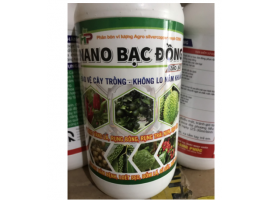 Dung dịch Nano Bạc Đồng phòng trị nấm khuẩn 500ml nhan mới M6