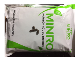 Phân bón hữu cơ sinh học Minro 700gr dạng viên nở